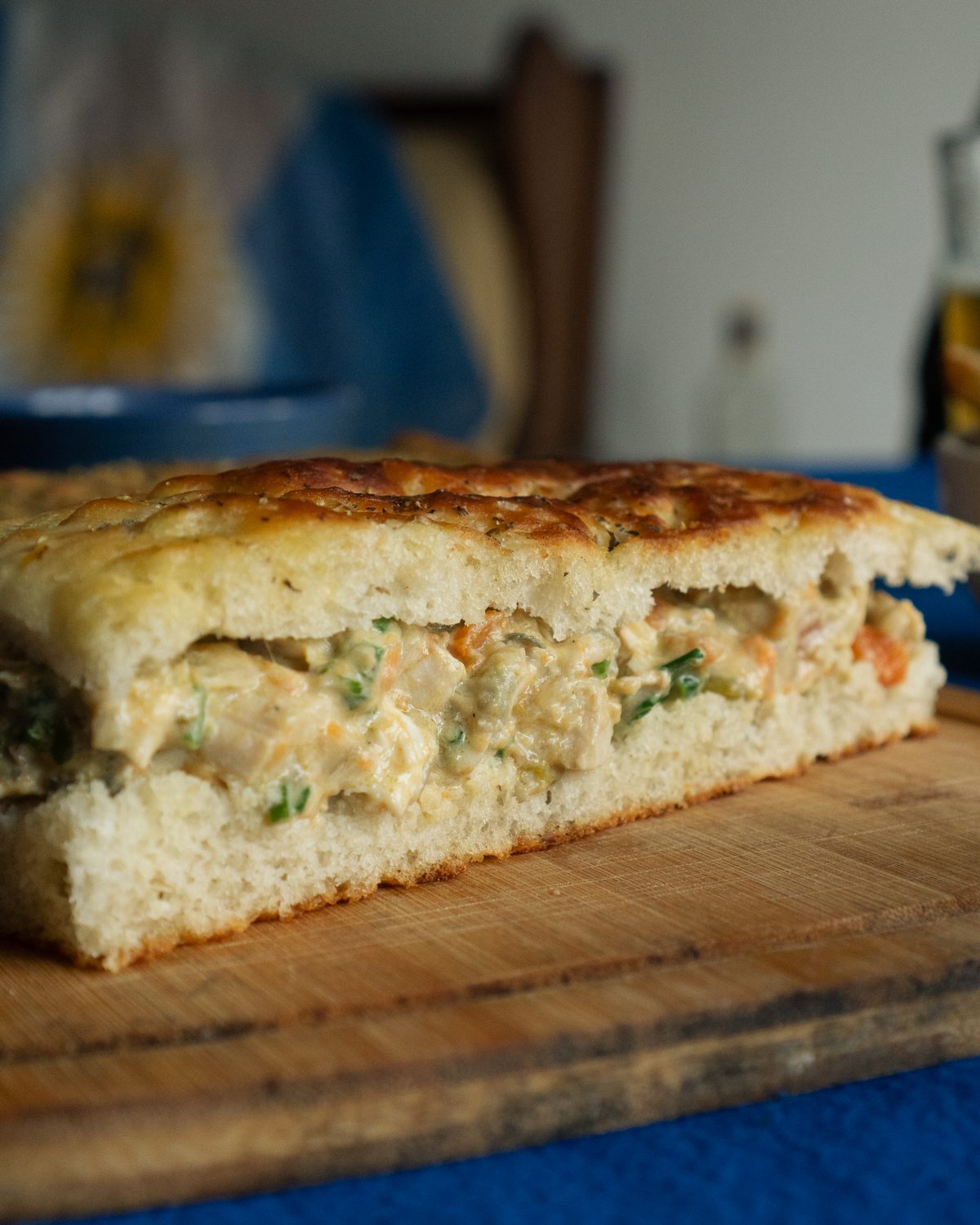 Toscana con Pollo al Verdeo